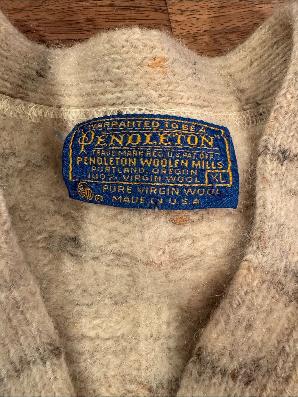 Vintage Women’s Pendleton Pure Virgin Wool Cardigan – Made in USA - Picture 2 of 9